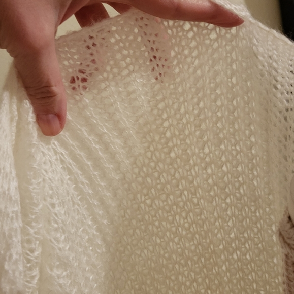 Cream Open Cardigan Duster - Picture 8 of 10